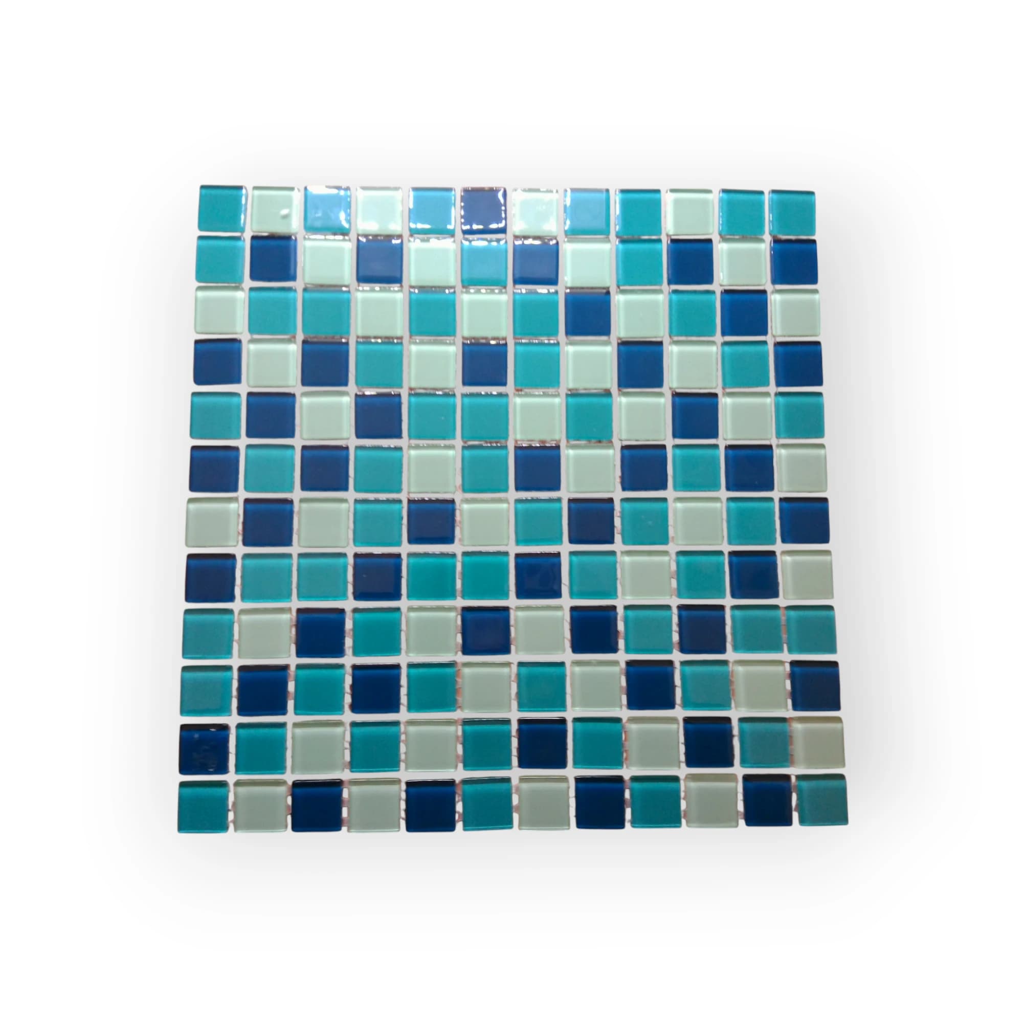 Sheet Of Blue, Teal And Light Green