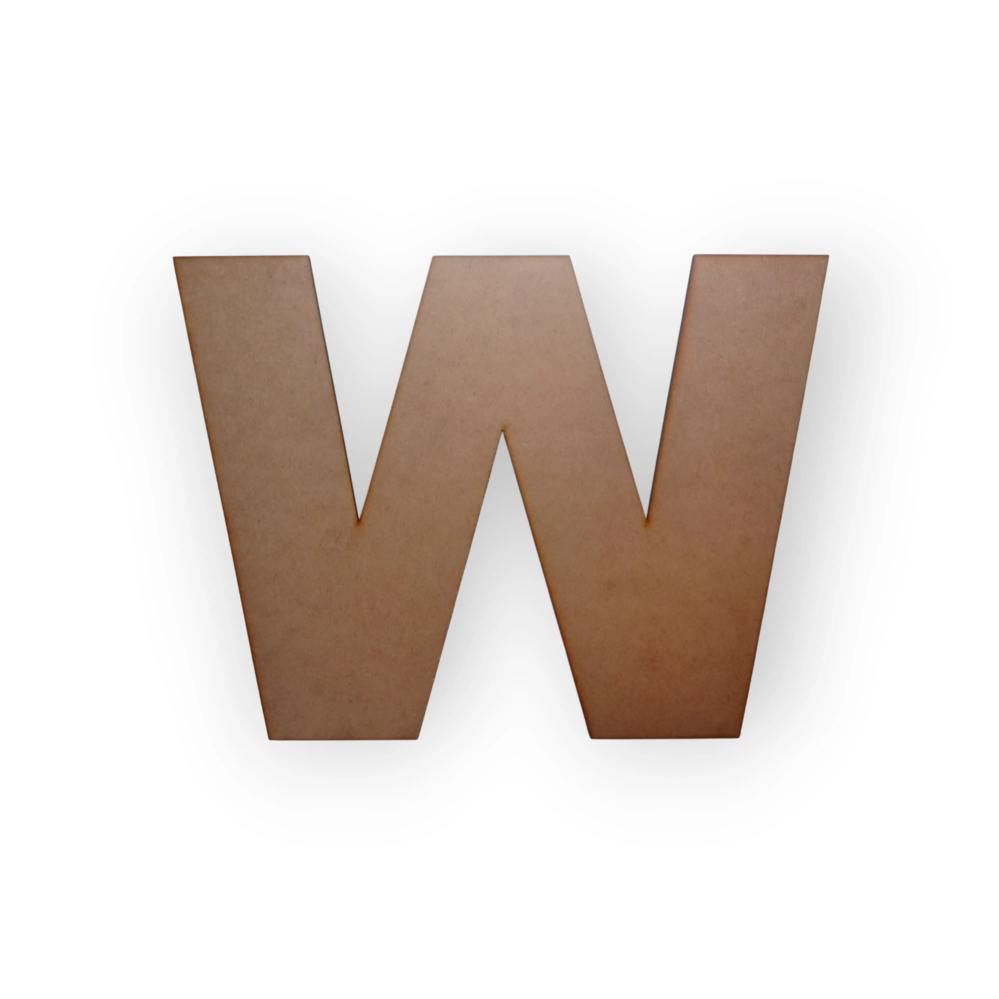 Large Wooden Letter W
