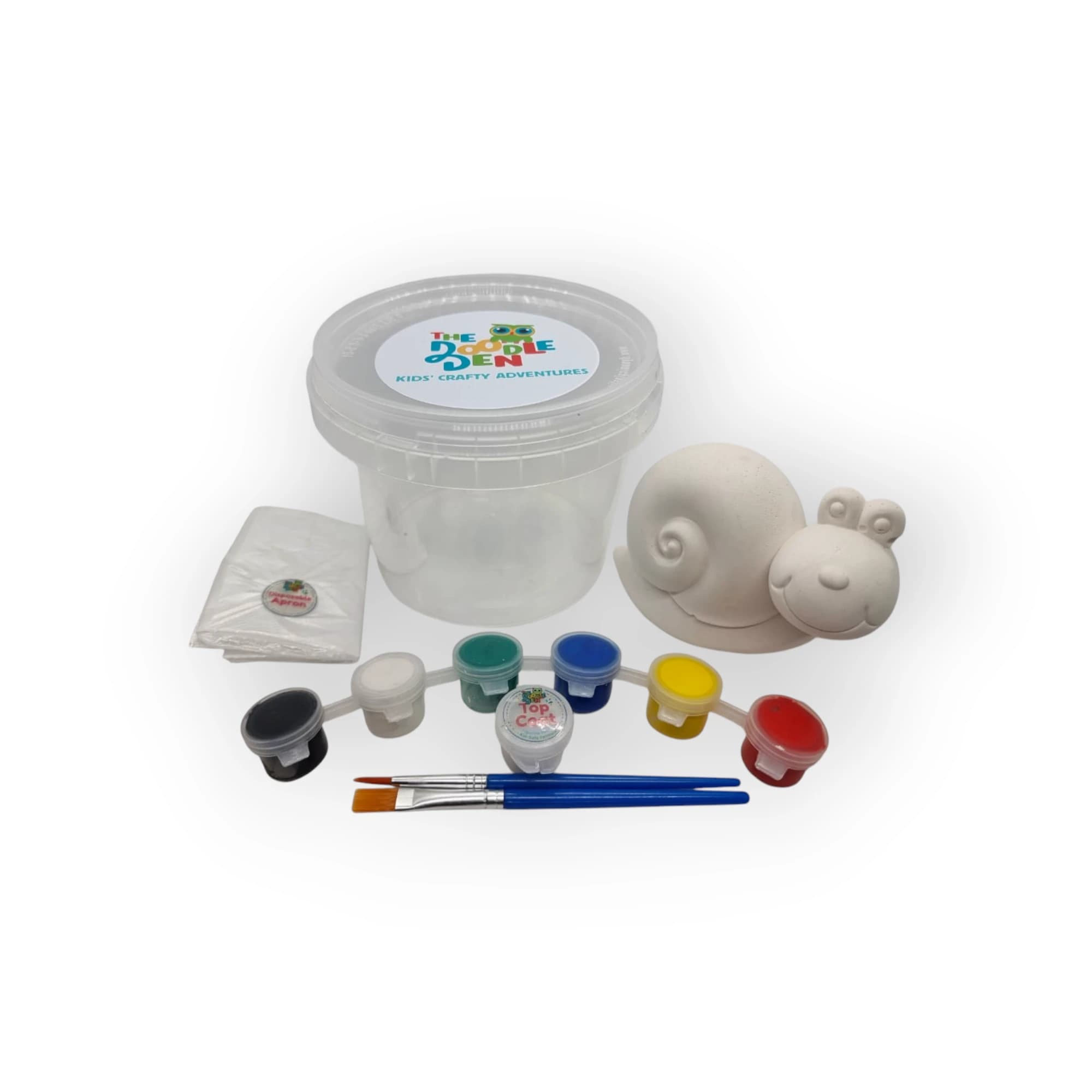 Ceramic Figurine - Snail- including paints