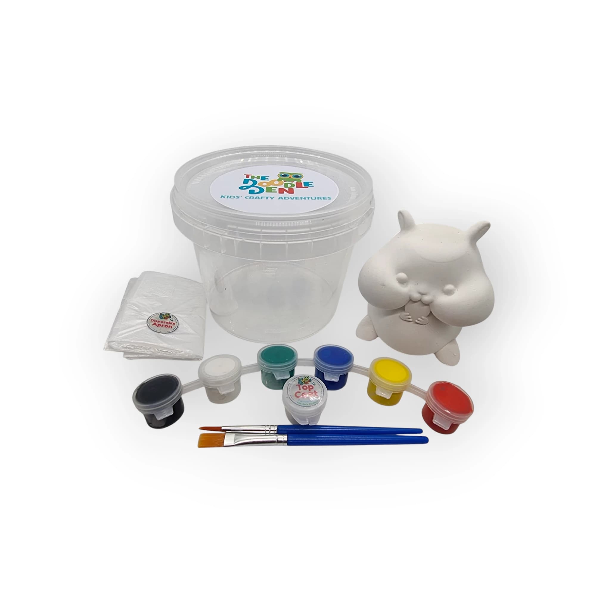 Ceramic Figurine - Hamster- including paints