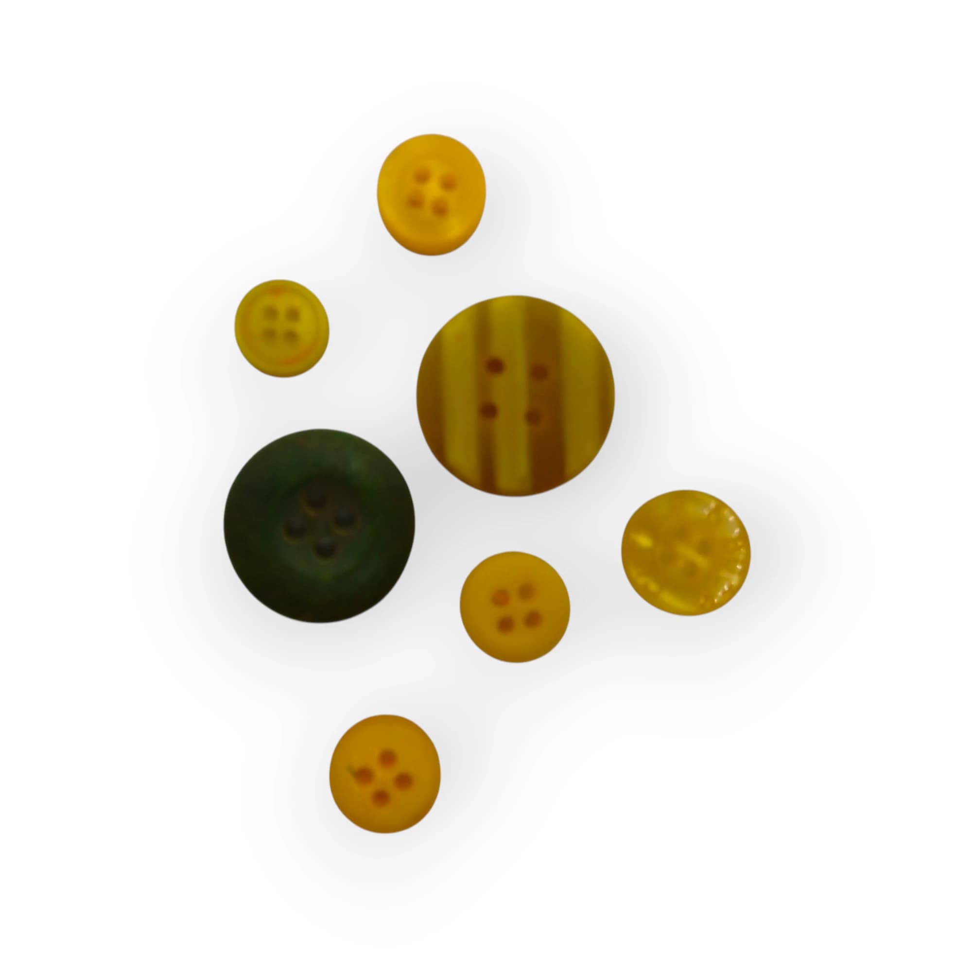 Button Bag Yellow