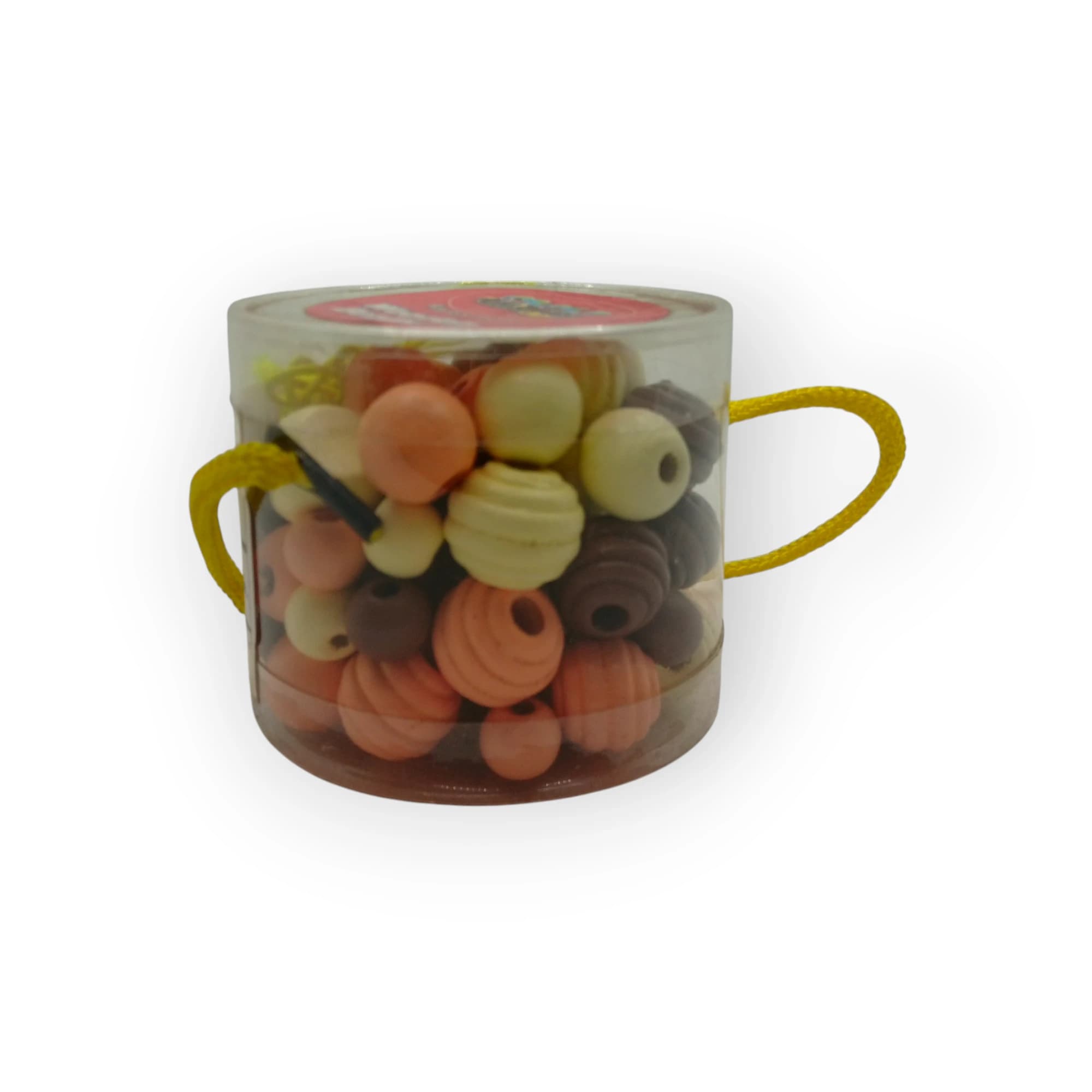 Crazy Wooden Buttons Beige