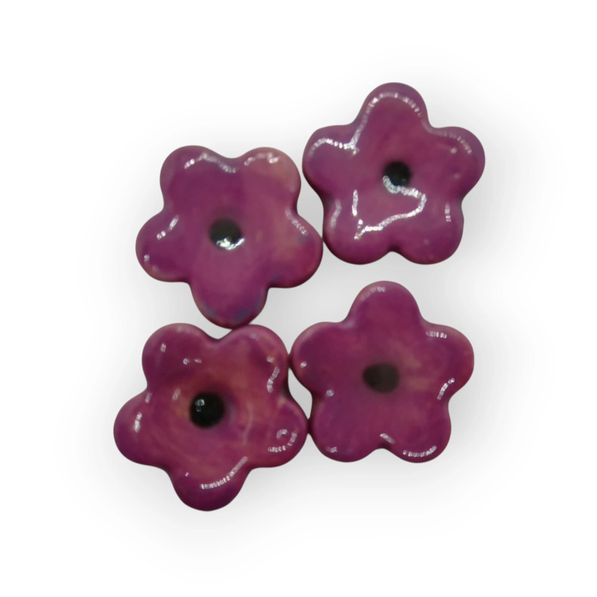 Ceramic Flower - Purple