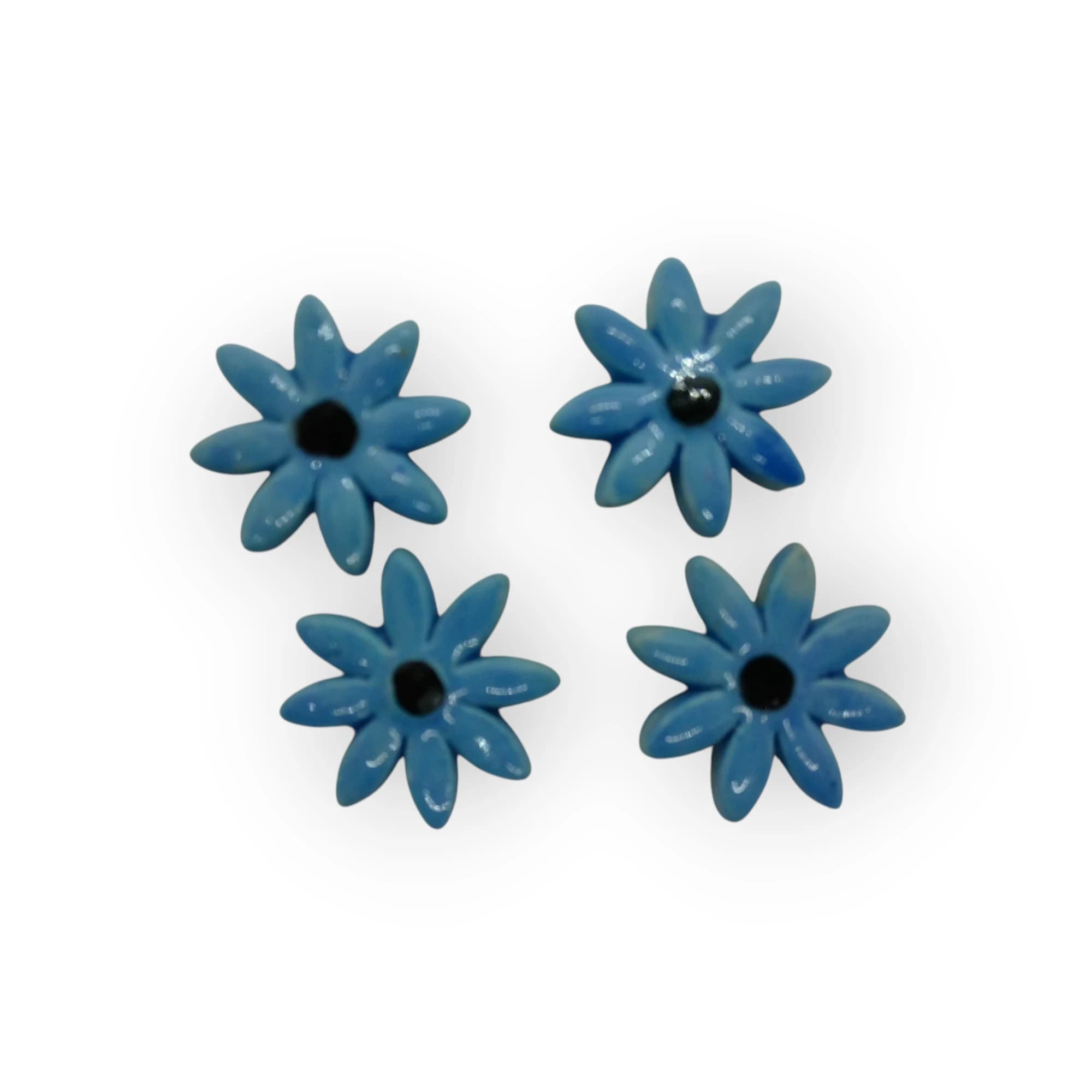 Ceramic Flowers - Blue