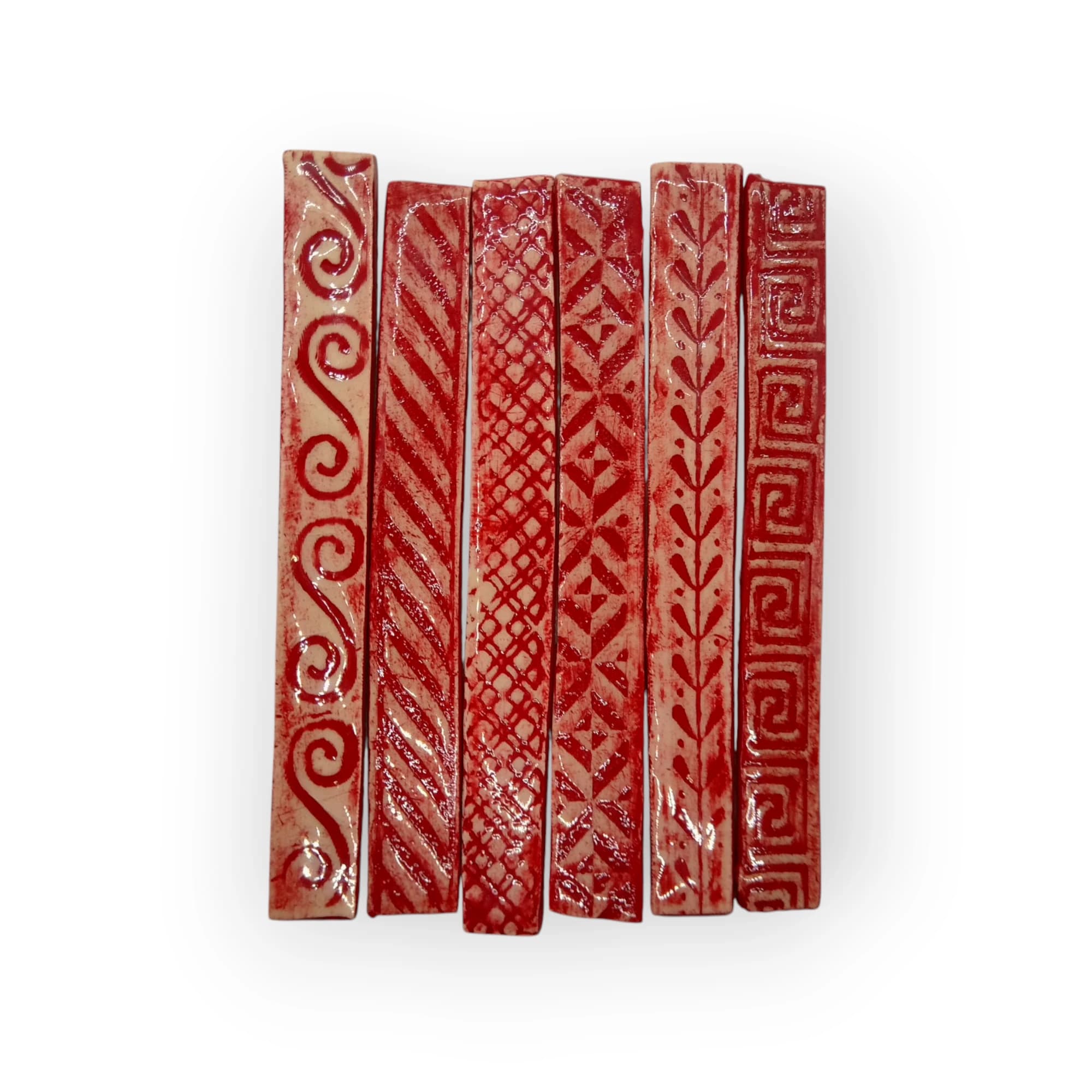 Ceramic Border - Red