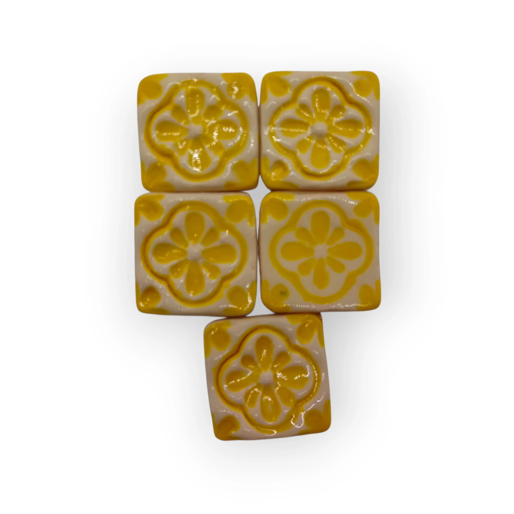Ceramic Deco Tiles - Yellow