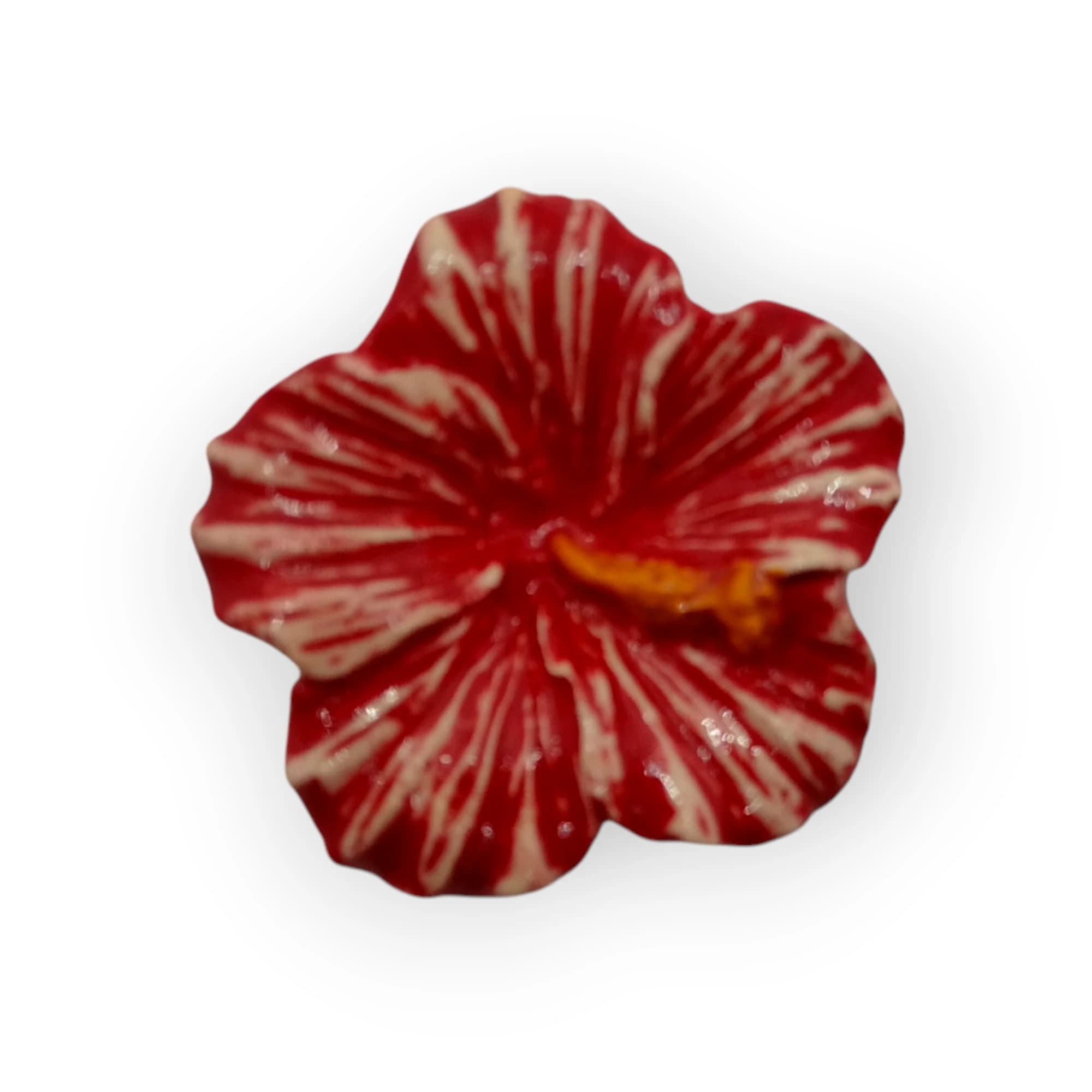 Ceramic Insert Hibiscus - Red
