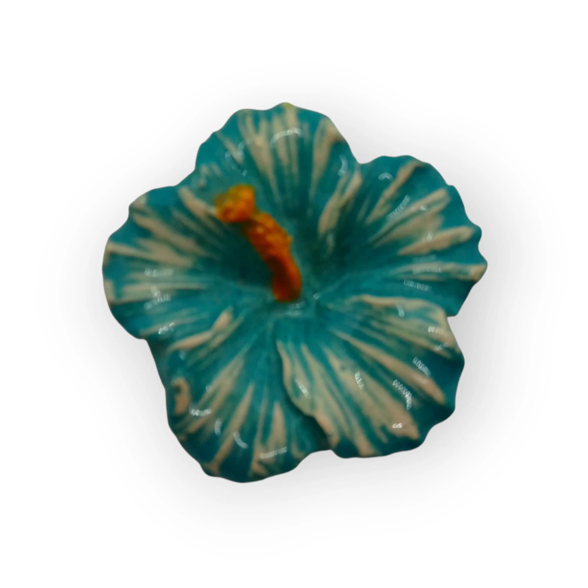 Ceramic Insert Hibiscus - Turquoise