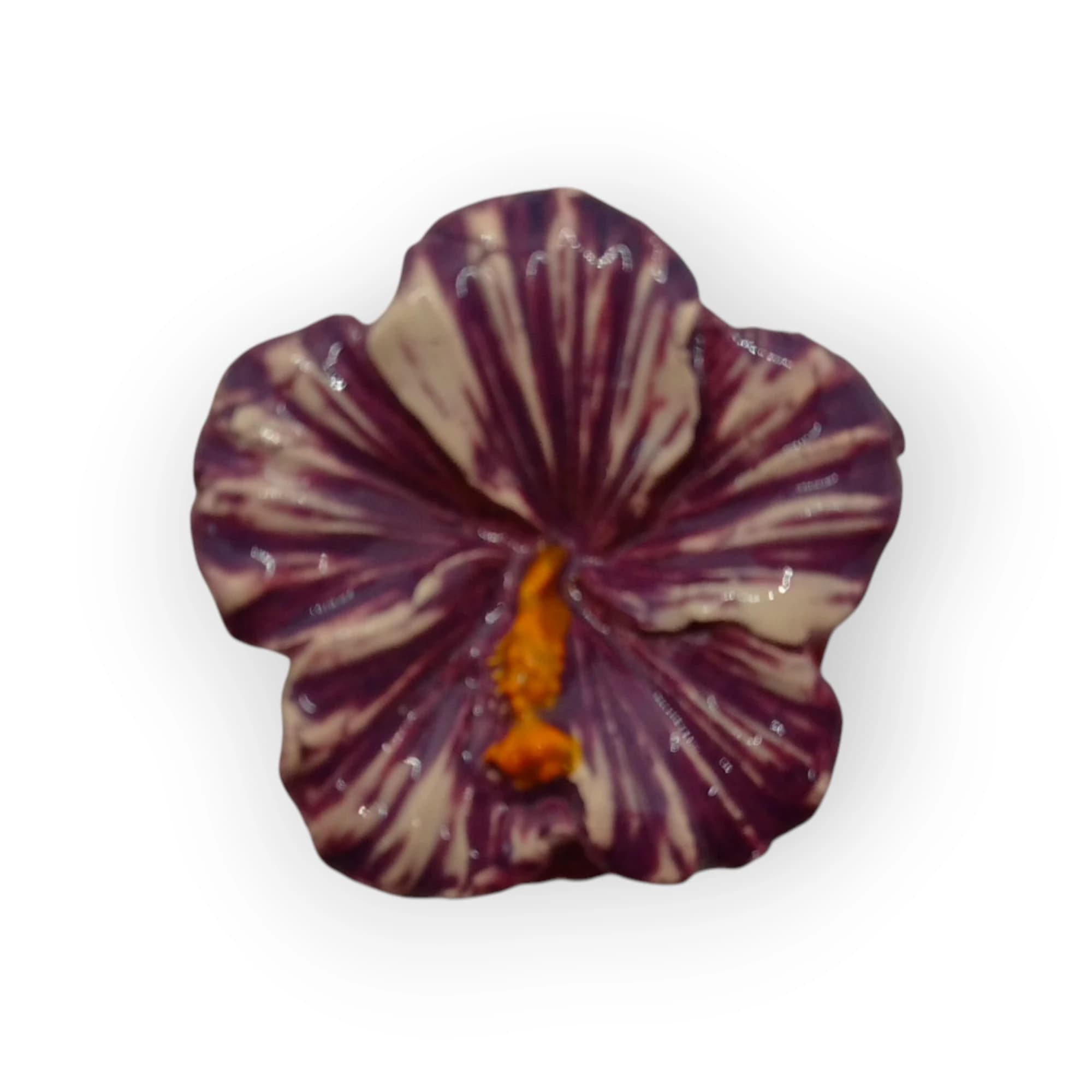 Ceramic Insert Hibiscus - Purple