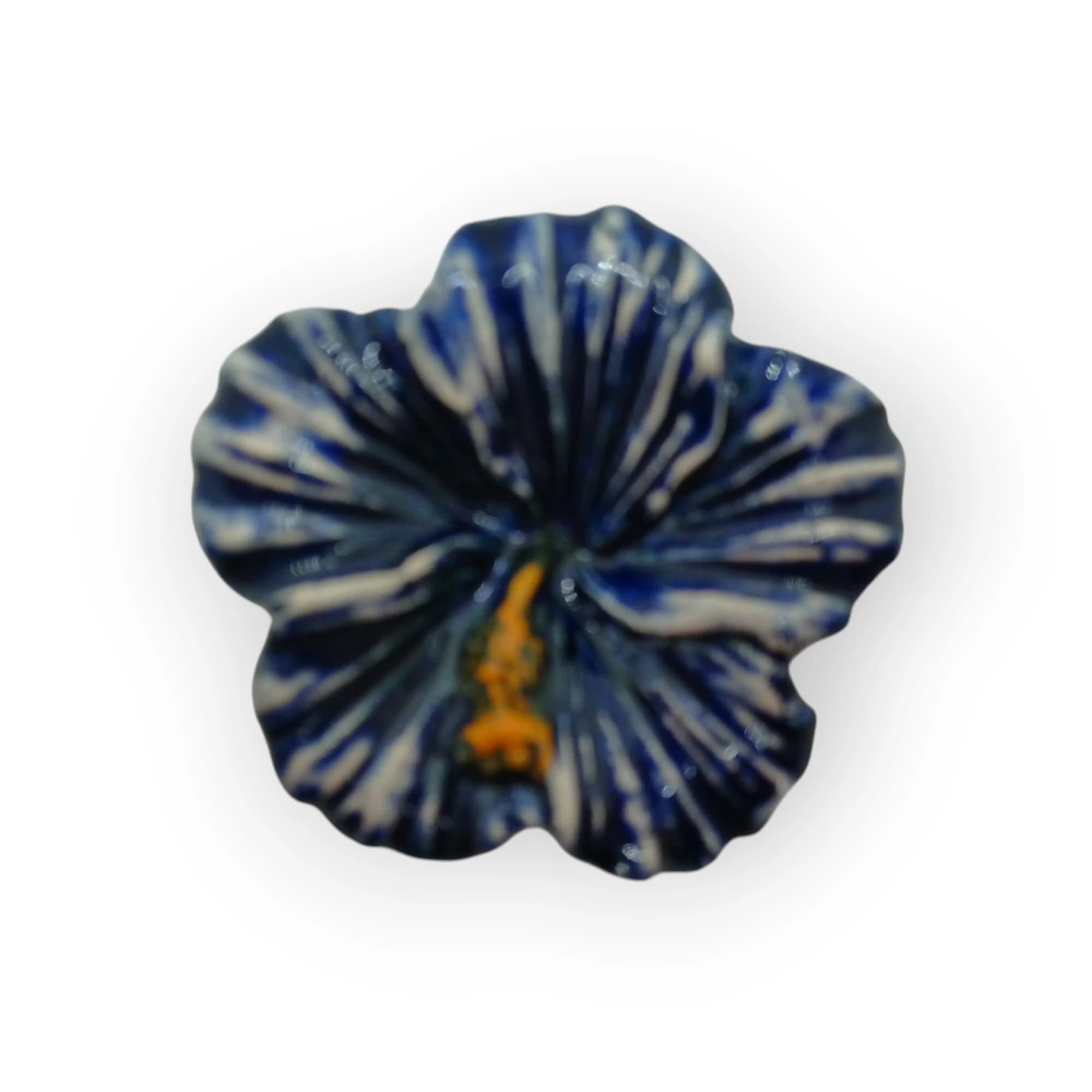 Ceramic Insert Hibiscus - Navy Blue