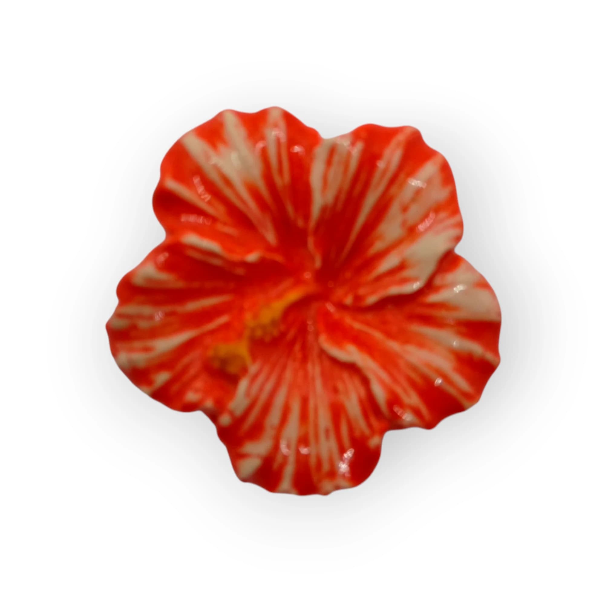 Ceramic Insert Hibiscus - Orange