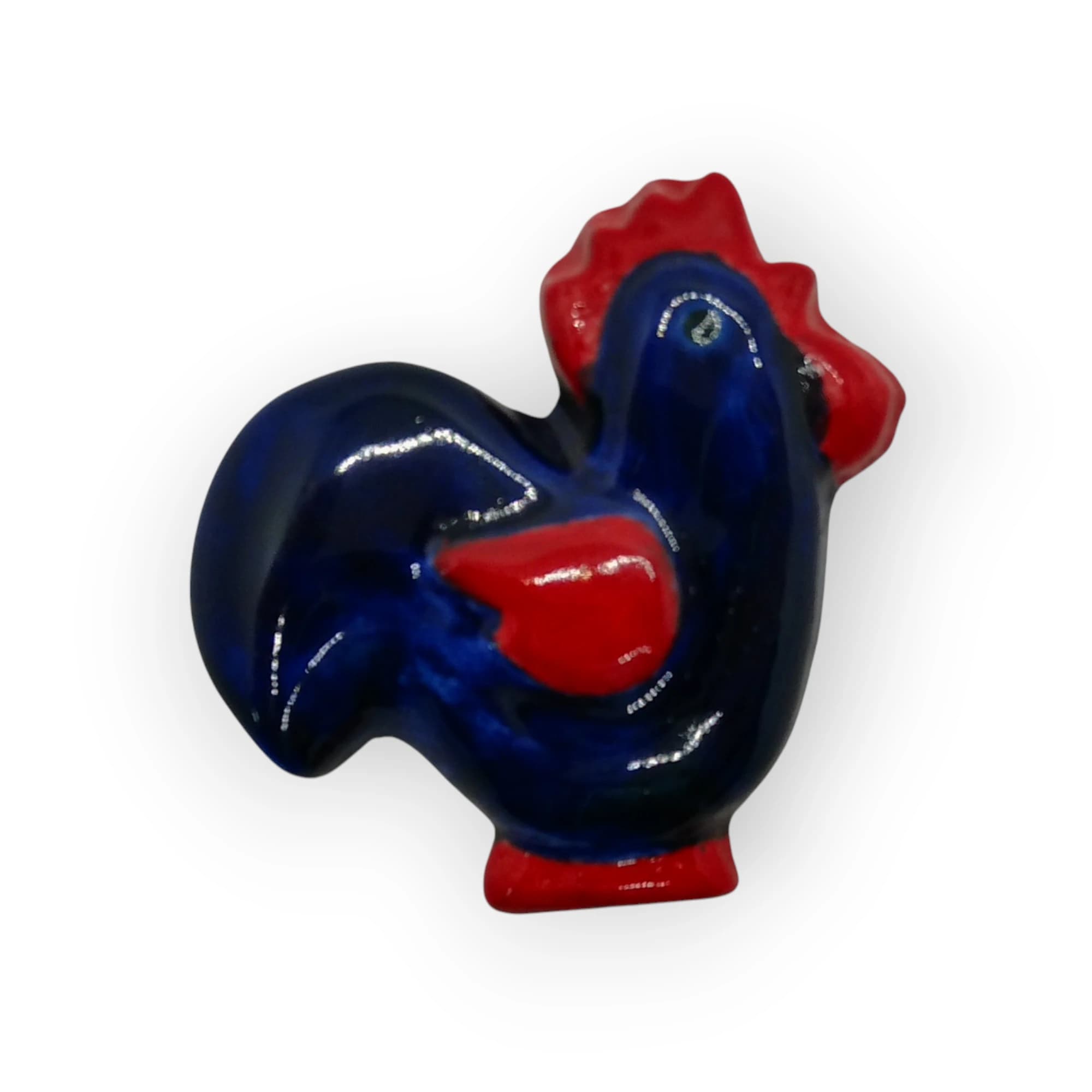 Ceramic Insert Chicken Dark Blue