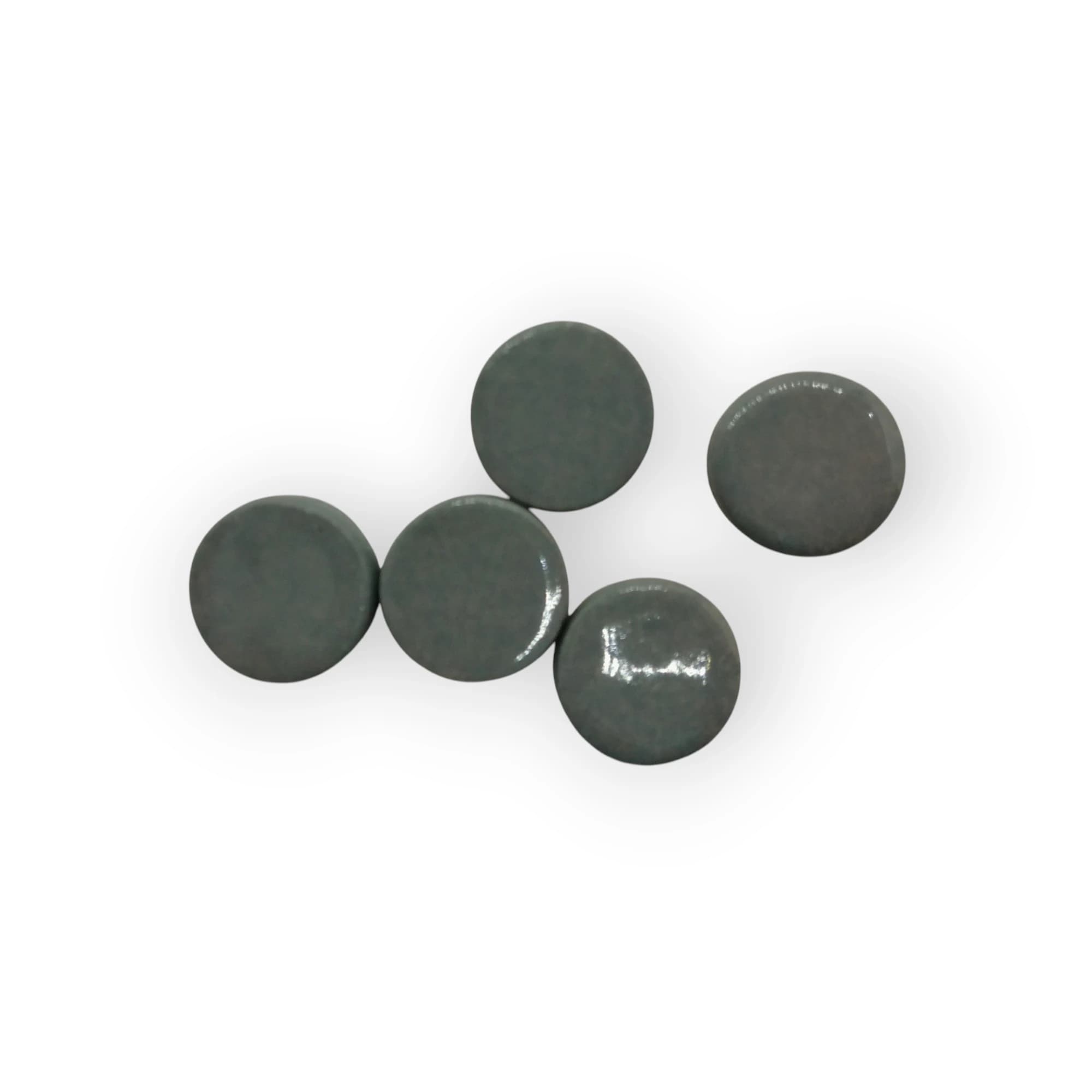 Ceramic Insert Button Grey