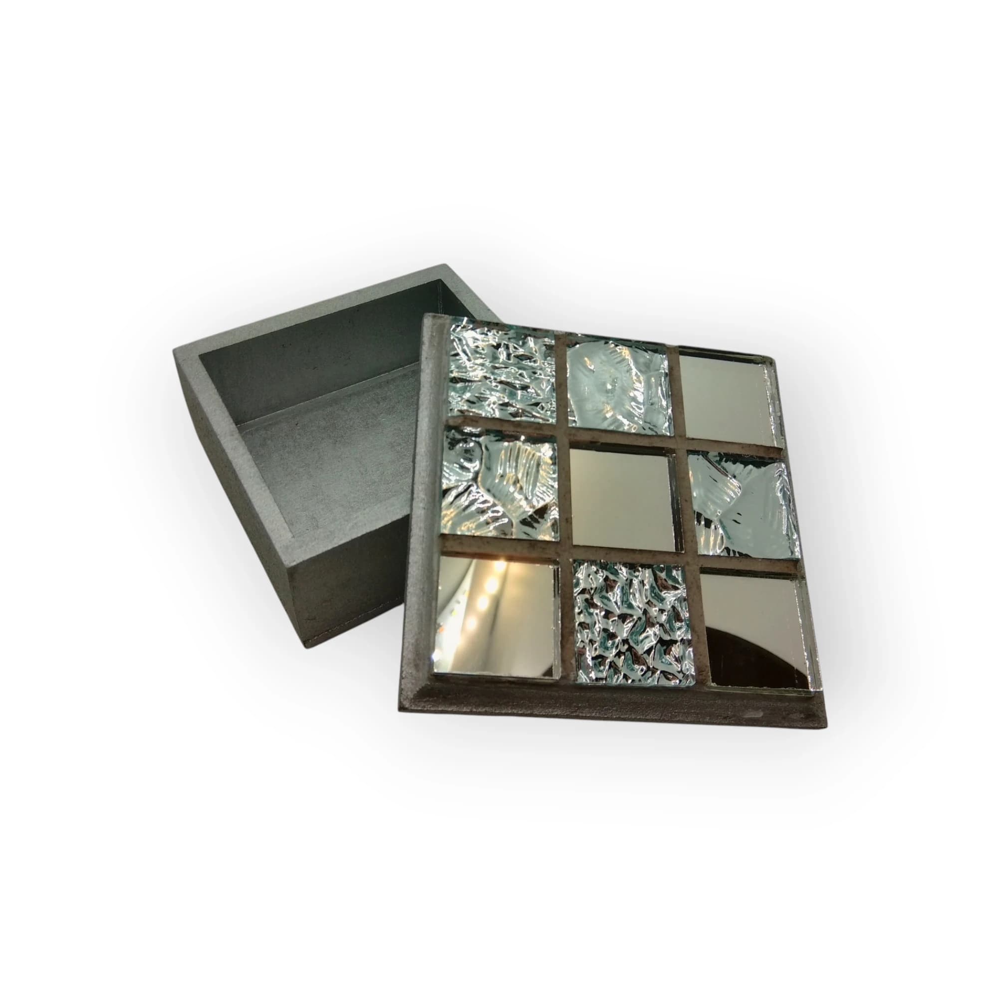 Mosaic Mirror Square Box